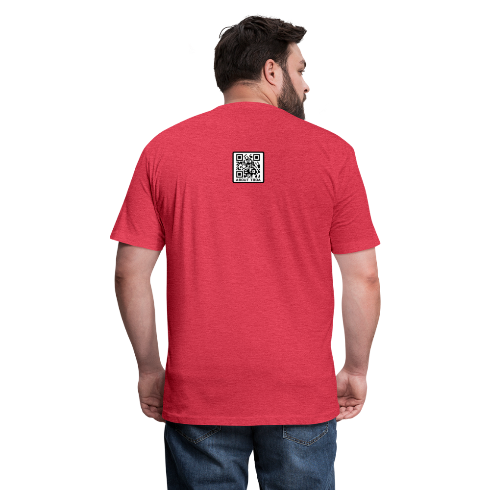The Brotherhood of Arms Fitted Cotton/Poly T-Shirt - heather red