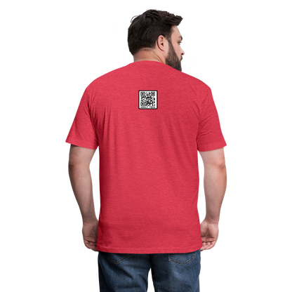 The Brotherhood of Arms Fitted Cotton/Poly T-Shirt - heather red