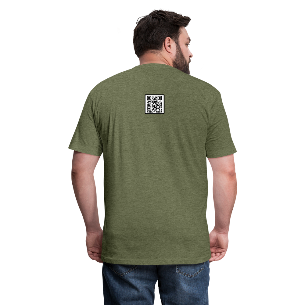 The Brotherhood of Arms Fitted Cotton/Poly T-Shirt - heather military green