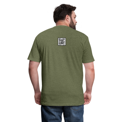 The Brotherhood of Arms Fitted Cotton/Poly T-Shirt - heather military green